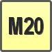 Piktogram - Materiał narzędzia: M20